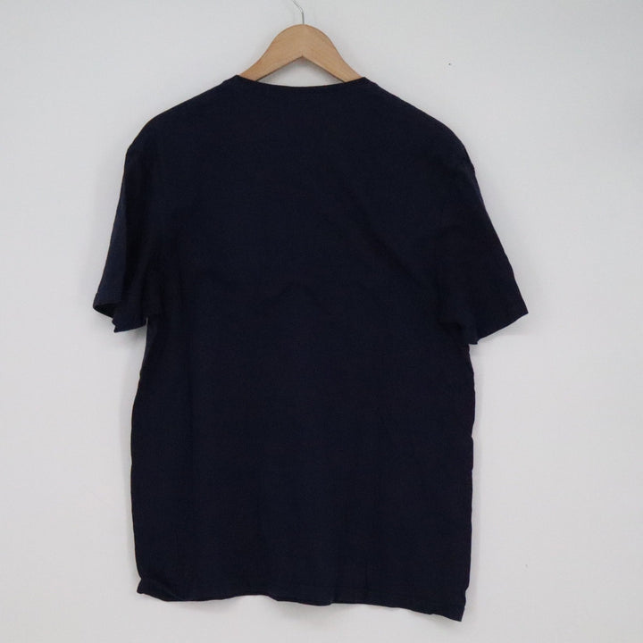 Gildan Softstyle Mens Large Navy Blue For Petes Sake Walk Graphic T-Shirt Cotton