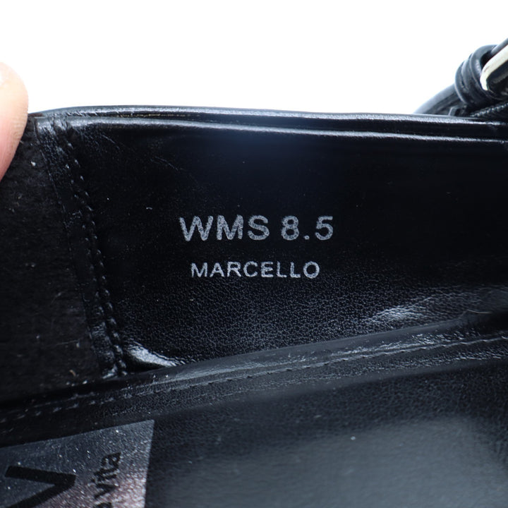 Dolce Vita Marcello Ballet Flat Womens US 8.5 Black Leather Buckle Strap Shoes