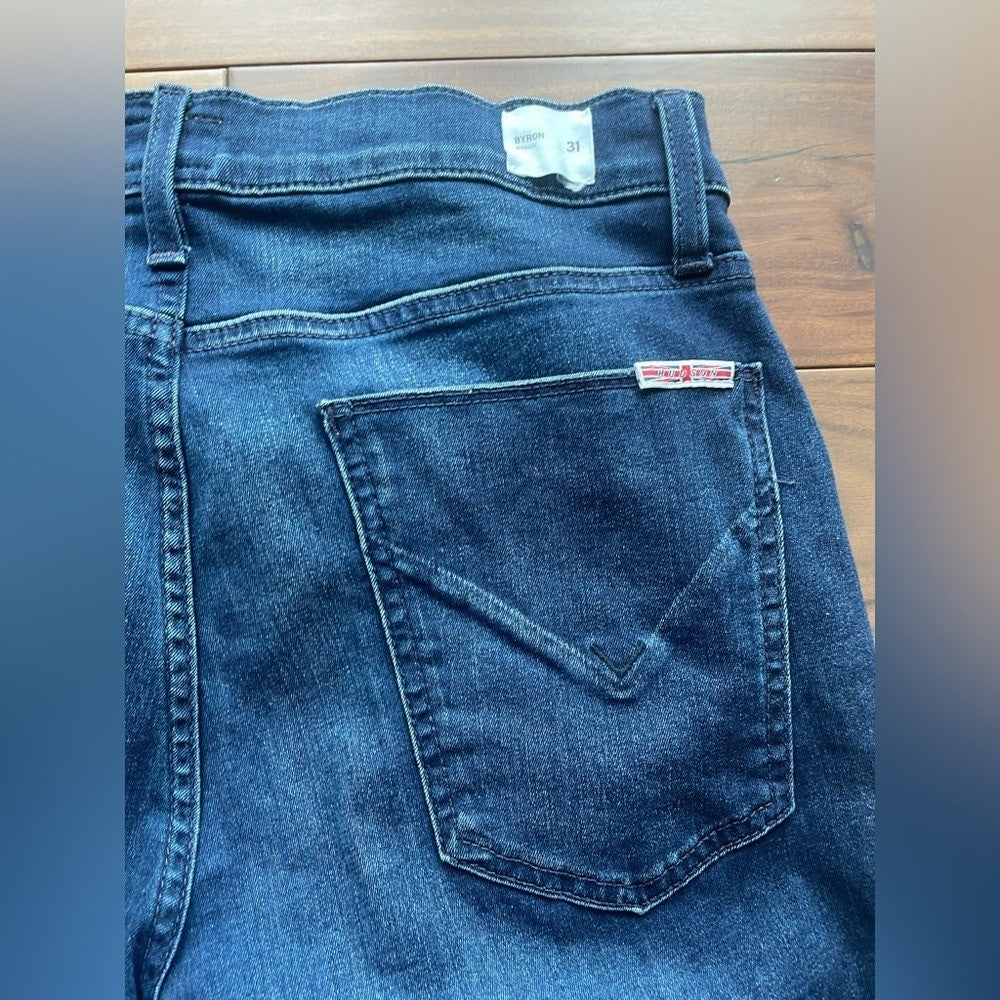 Hudson Men's Byron Straight Leg Stretch Jeans Size 31