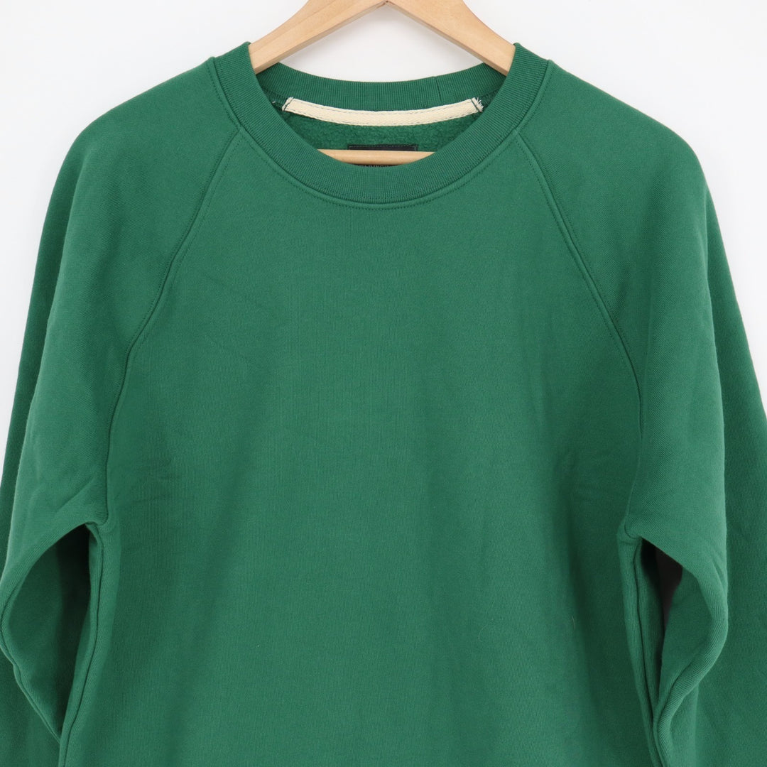 American Giant Midweight Sweatshirt Mens S Green Cotton Crew Neck Raglan Sleeve