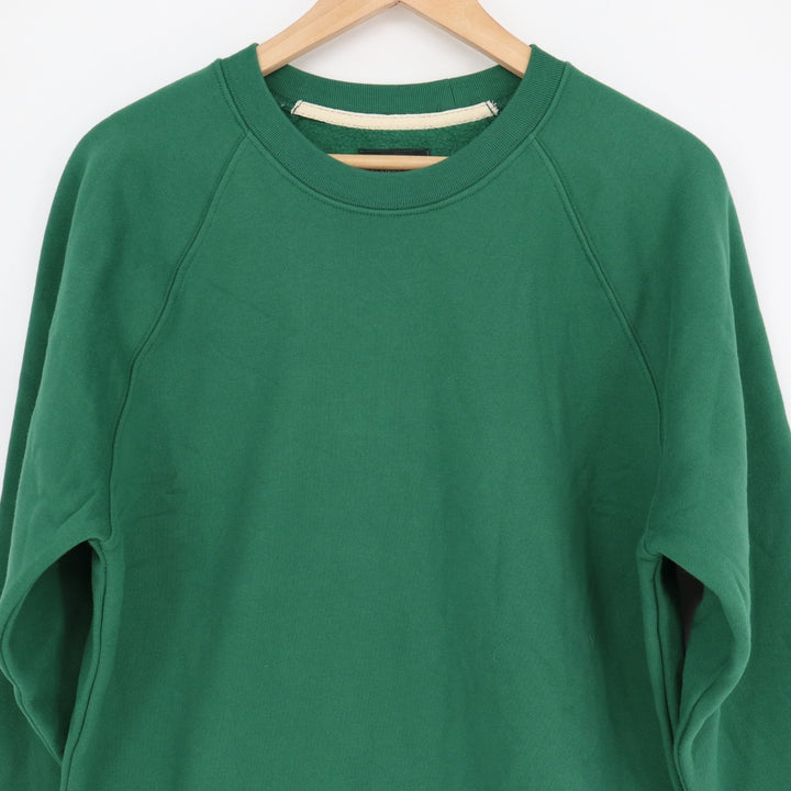 American Giant Midweight Sweatshirt Mens S Green Cotton Crew Neck Raglan Sleeve