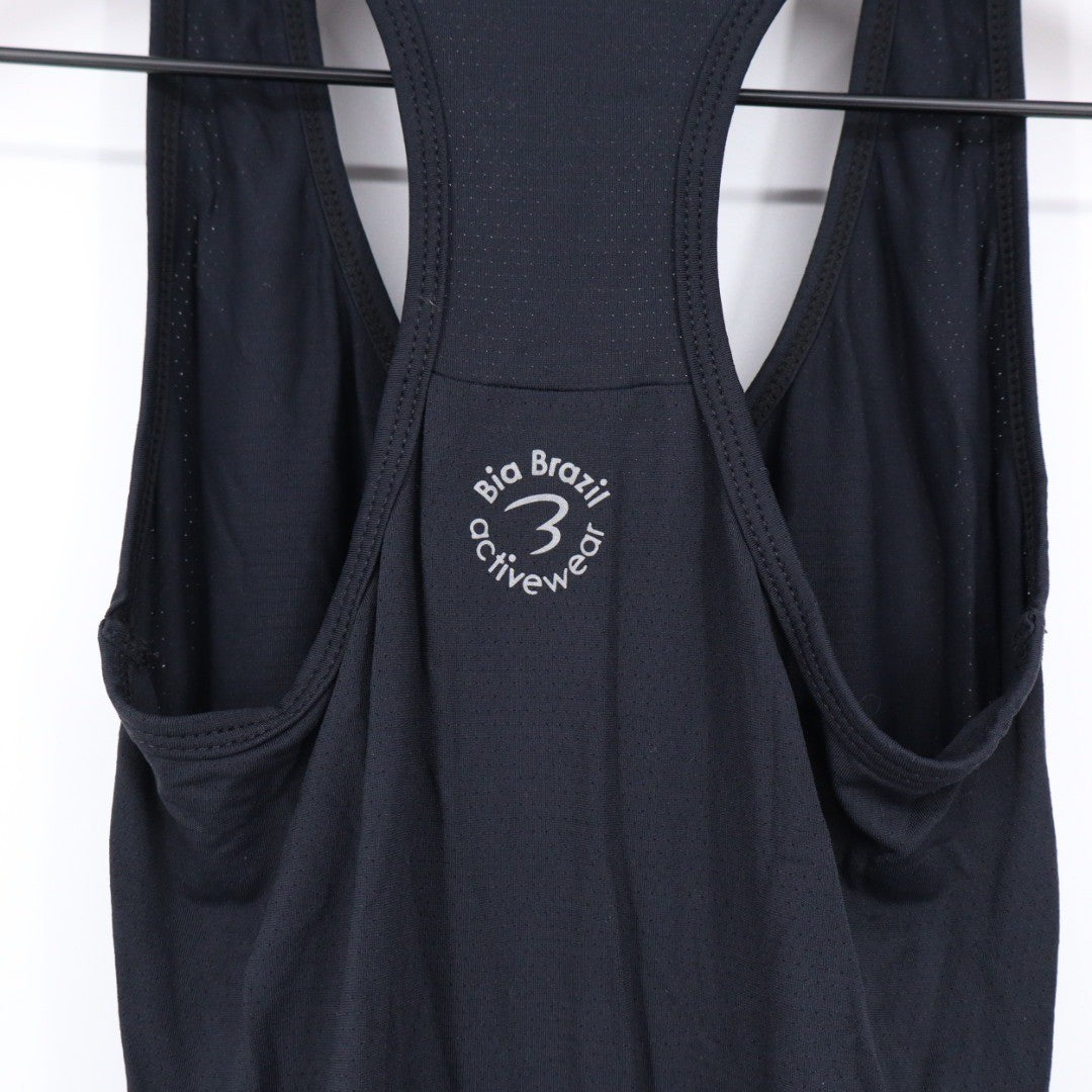 BIA BRAZIL Activewear Racerback Tank Top with Adjustable Side Ruching Size M