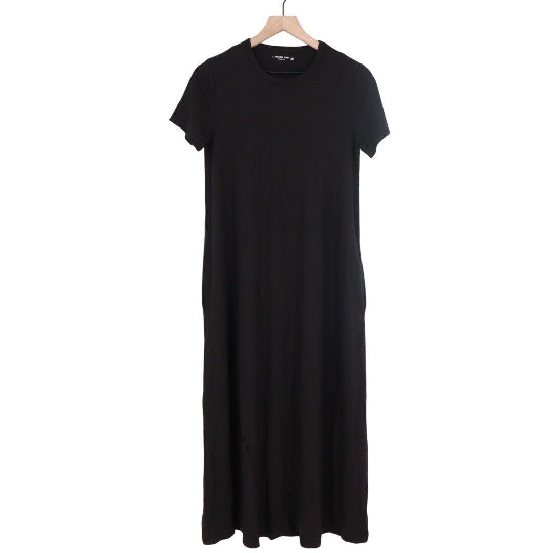 American Giant Women's Flex Maxi Dress Size XS Made In USA