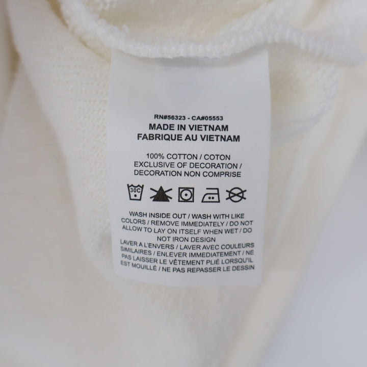 Nike Womens Oversized Graphic Sweatshirt Sail White HF9491-133 Small