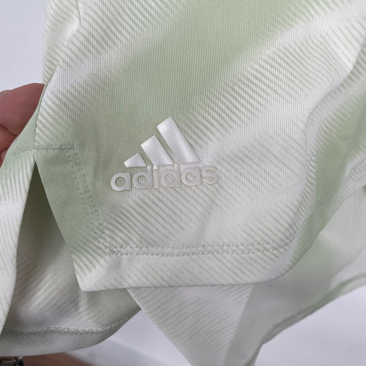 Adidas HEAT RDY Short Sleeve Polo Shirt Muted Green Tie Dye Athletic XL