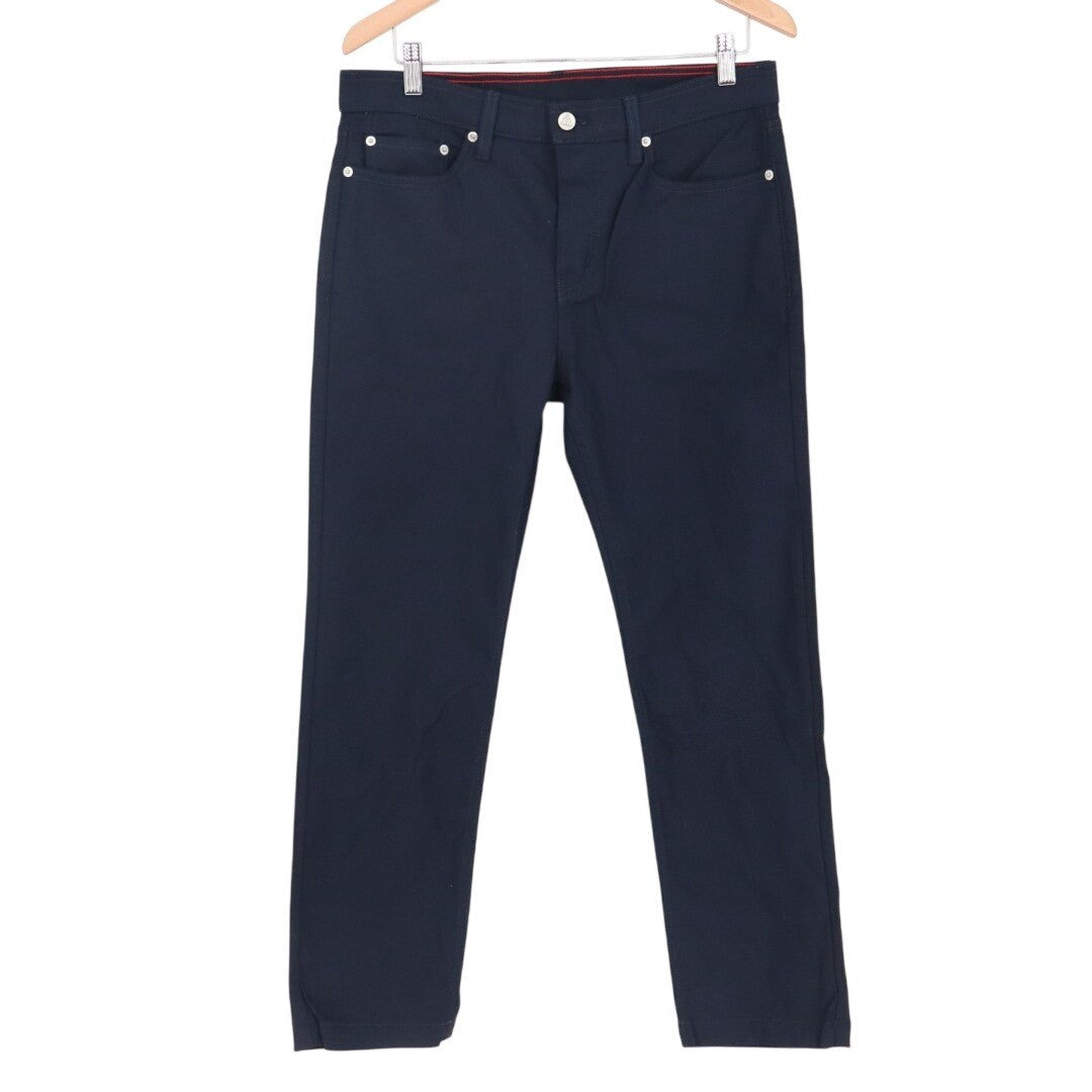 American Giant Roughneck Pants Mens 30x32 Blue Stretch Canvas Straight Workwear