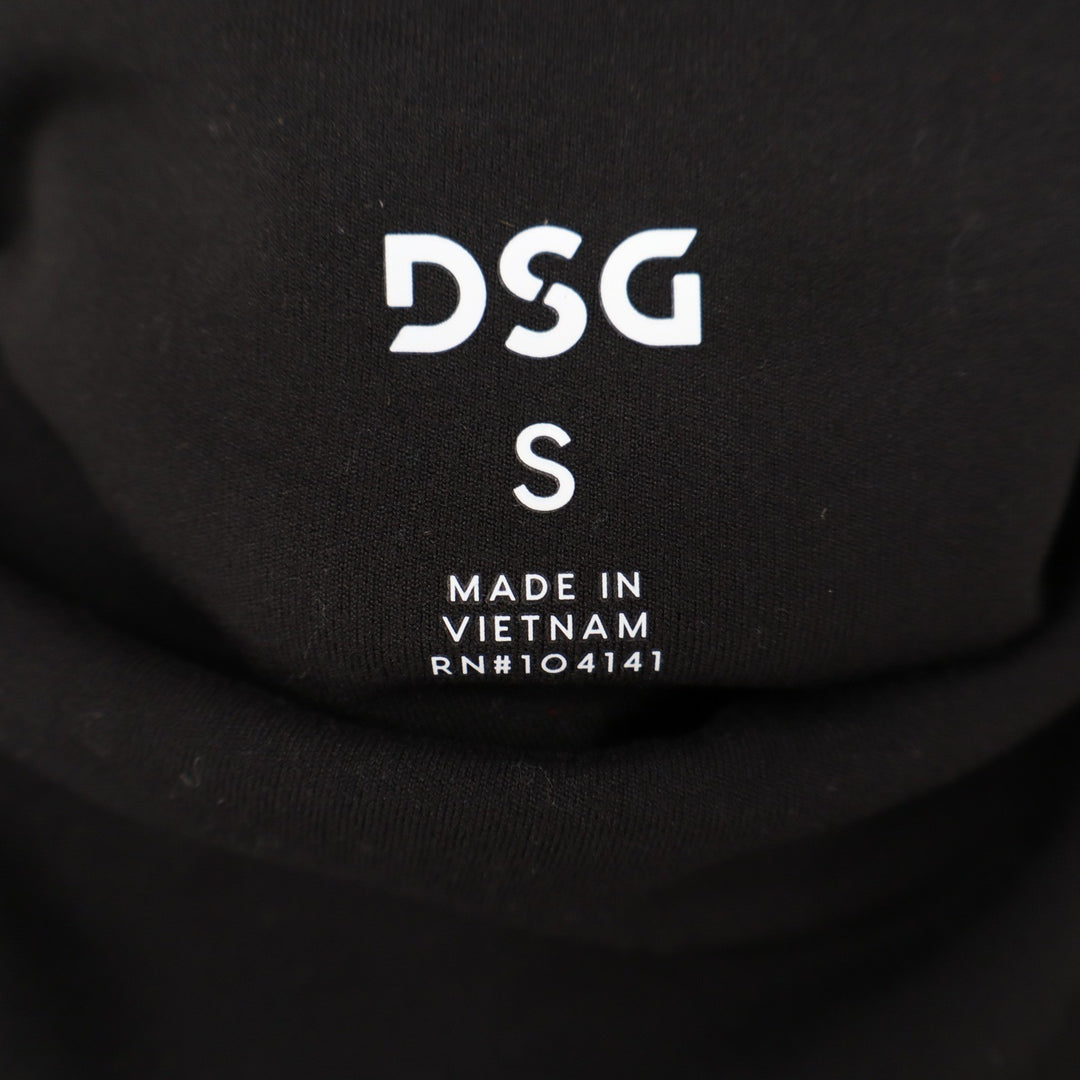 DSG Momentum Crop Womens Small Pure Black High Rise Leggings NEW