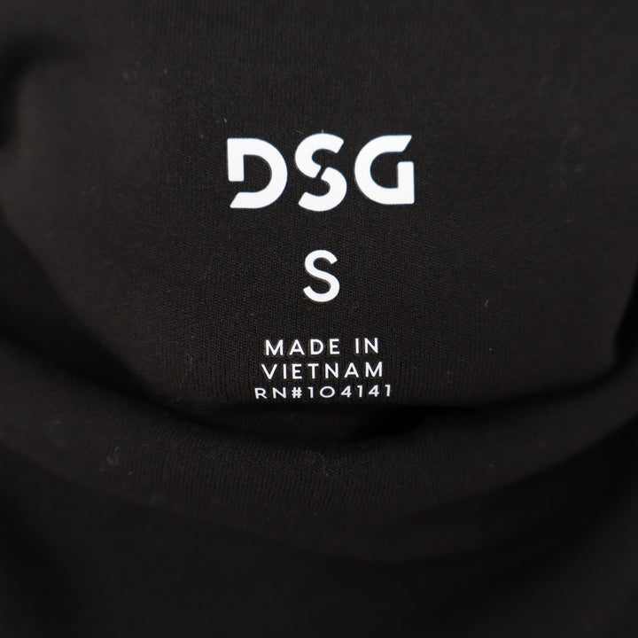 DSG Momentum Crop Womens Small Pure Black High Rise Leggings NEW