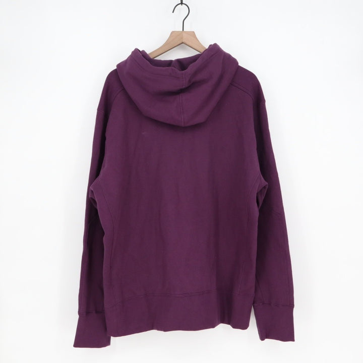 American Giant Classic Hoodie Mens XL Blackberry Wine Fleece Lined Logo Cotton