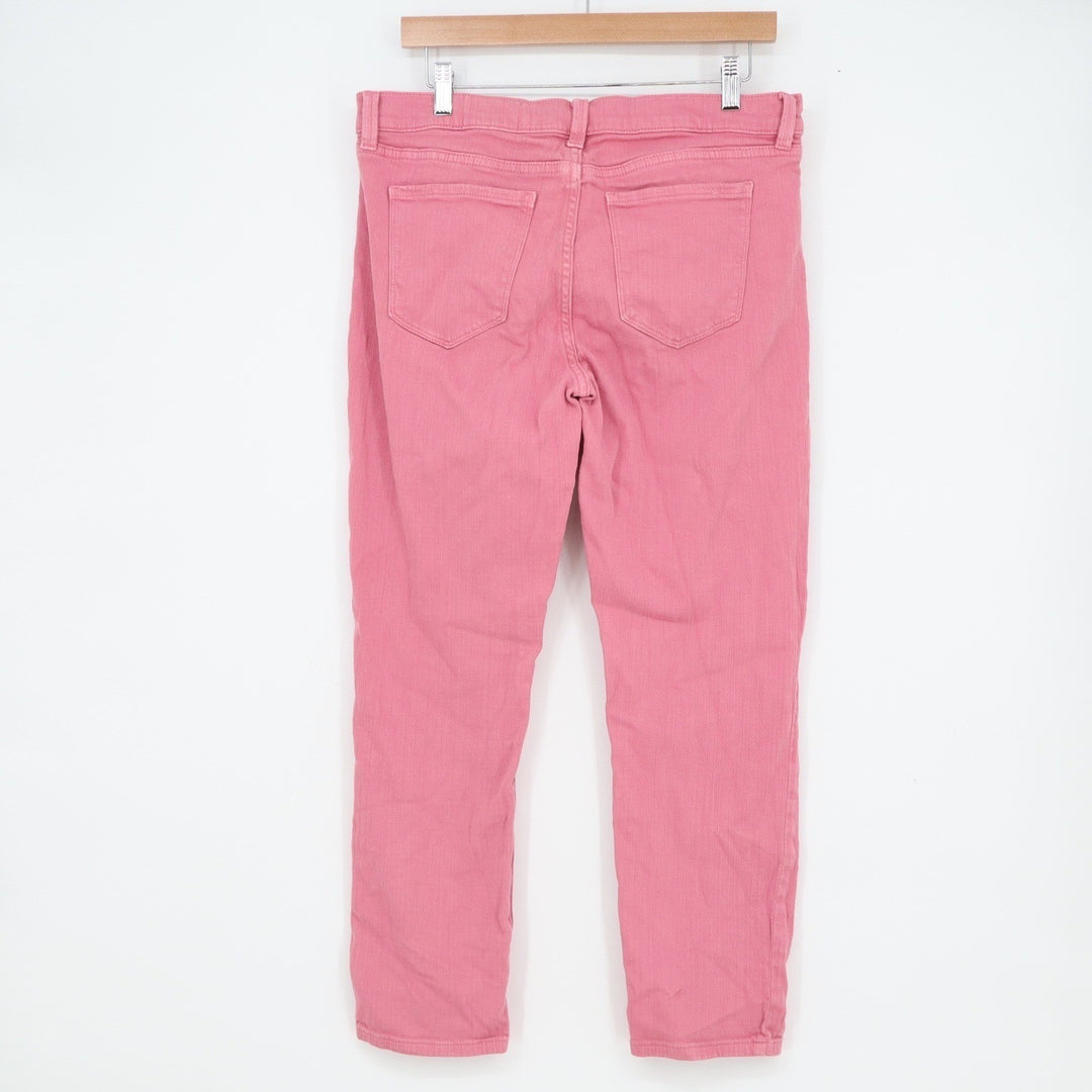 Cosmic Blue Love Pink Straight Leg Stretch Denim Jeans Size 31