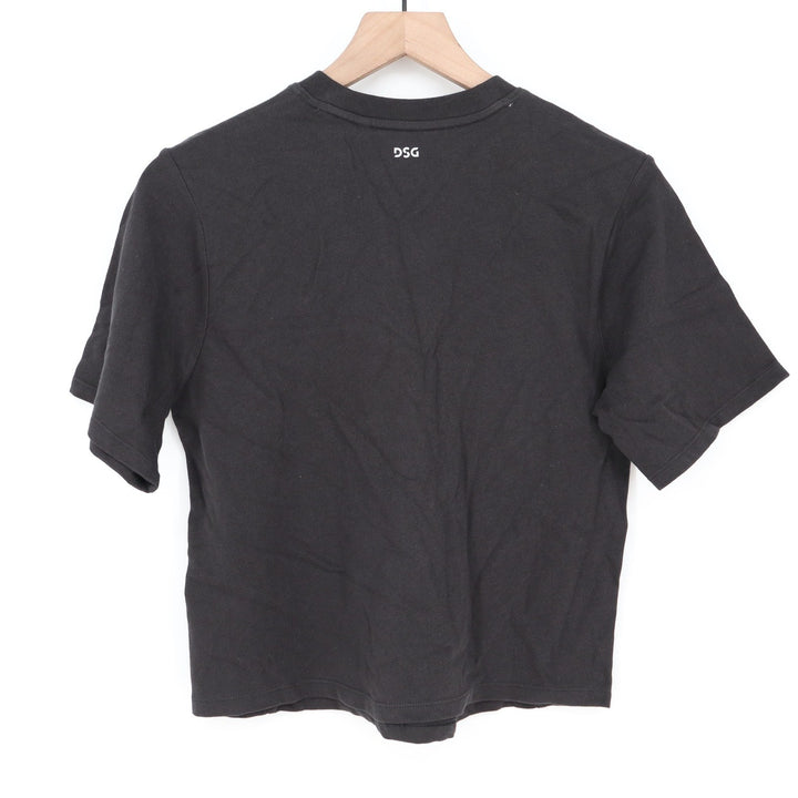 DSG Girls Small Harlem New York Basketball Graphic Tee Pure Black CKP8812CN