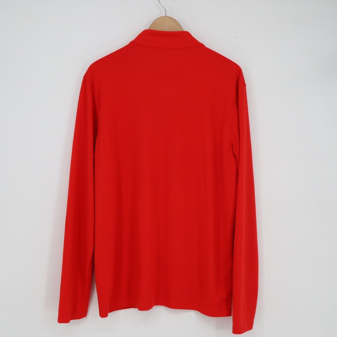Nike Dri-FIT Mens Large Red ENC Volleyball Quarter Zip Pullover Shirt