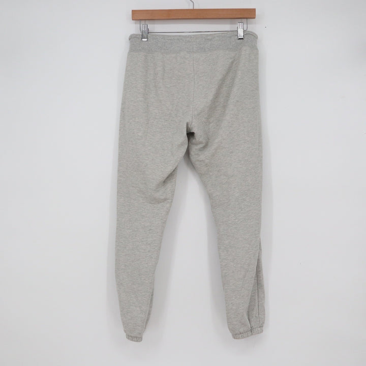 GAP Women's Heather Gray Logo Jogger Sweatpants Size S Small Drawstring Fleece