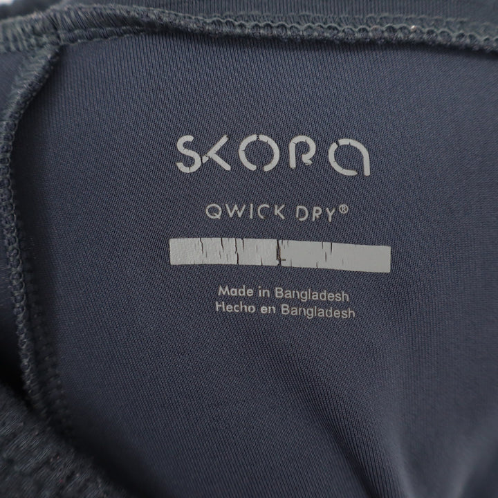 Skora Qwick Dry Mens Joggers Navy Blue Athletic Training Pants Size L 36-38