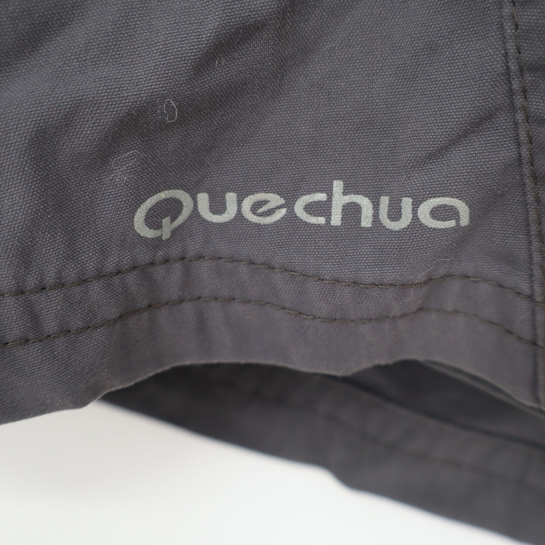 Quechua Womens Grey Hiking Skort Size 29-30 Active Outdoor Athletic Skirt Shorts