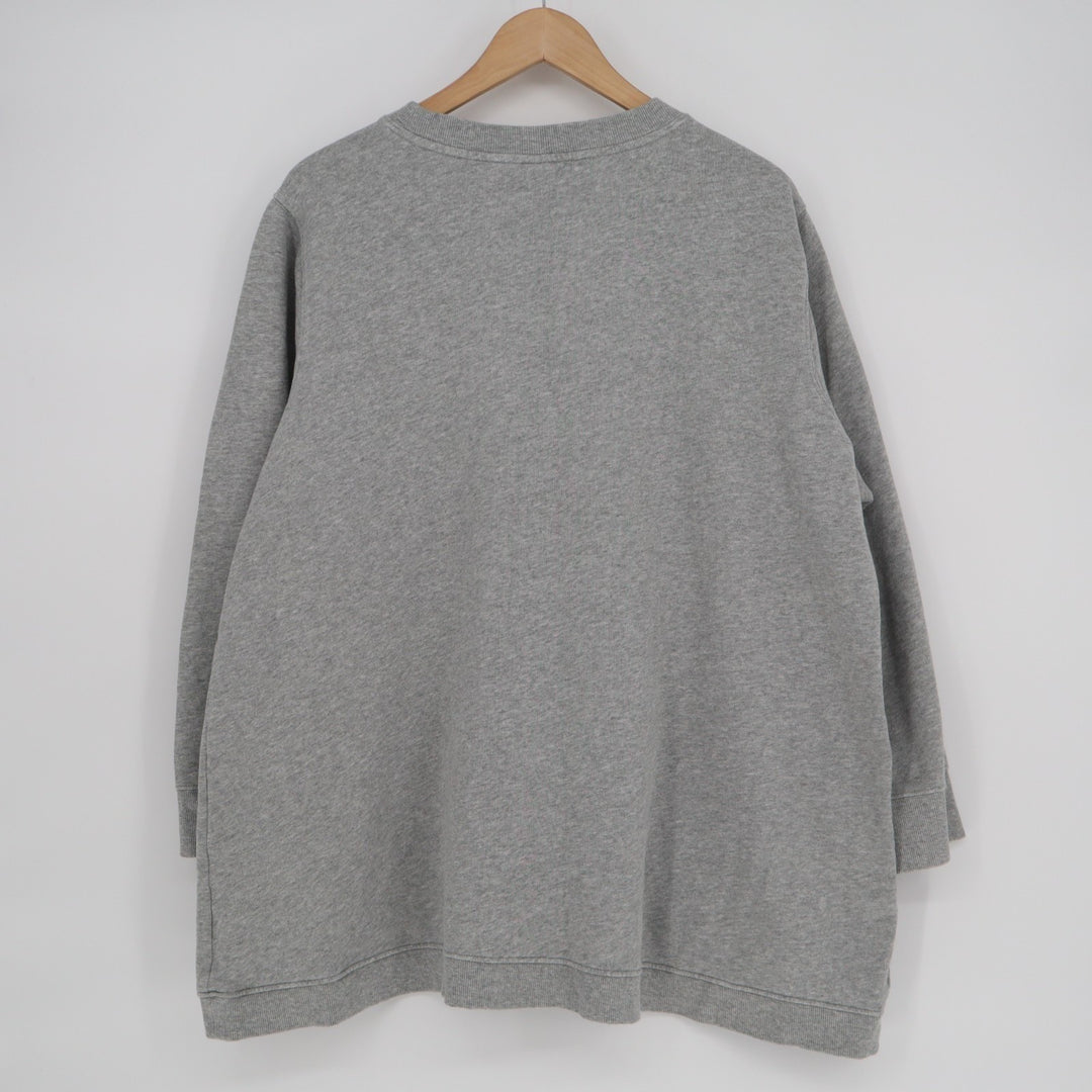 Old Navy Maternity Socomfy Sweatshirt Womens 2XL Heather Gray Cotton Wrap Hem