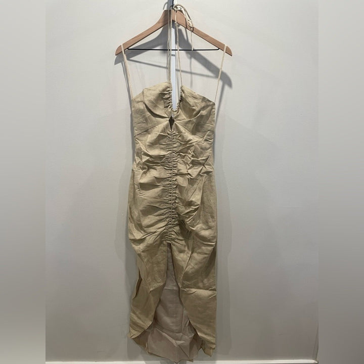 Rumer Estelle Halter Maxi Dress Size M