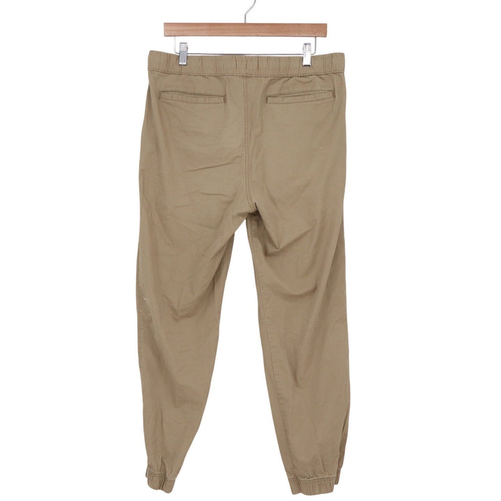 Sonoma Goods For Life Mens Tan Khaki Stretch Twill Jogger Pants Size M