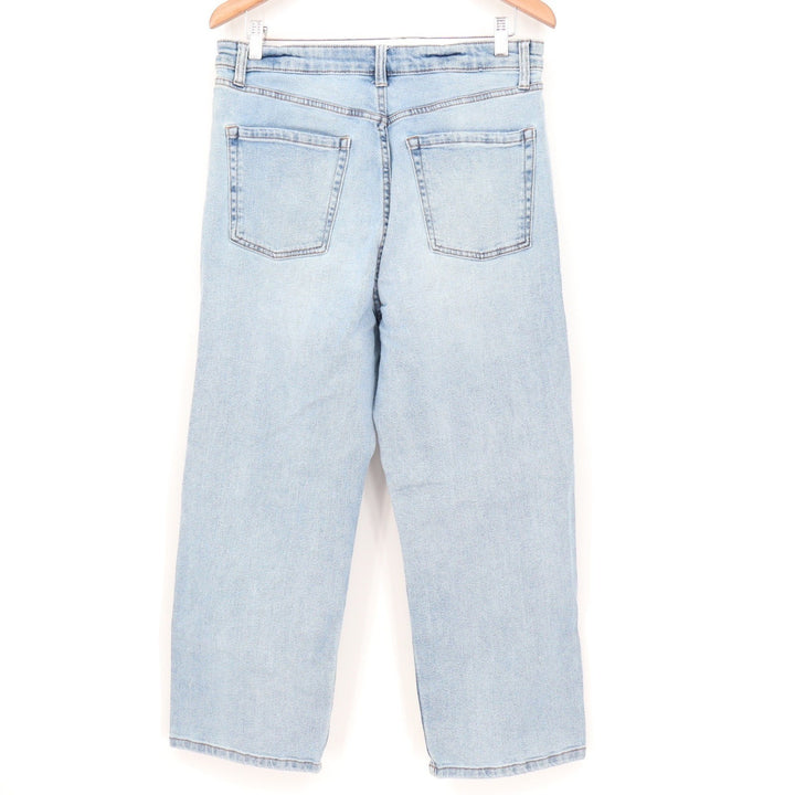 Wild Fable Light Wash Distressed High Rise Straight Leg Jeans Womens Size 14