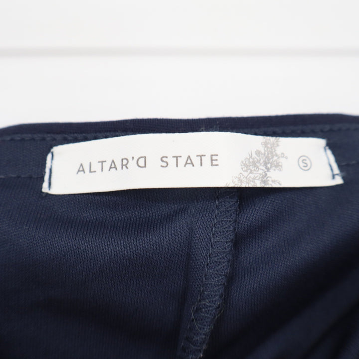 Altar'd State Navy Blue Athletic Skort Built-in Shorts Small