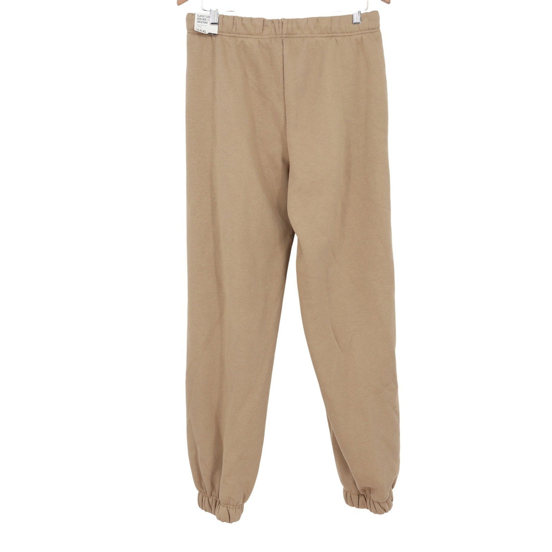 DSG Womens High-Rise Classic Cotton Cinch Sweatpants Warm Stone Tan M