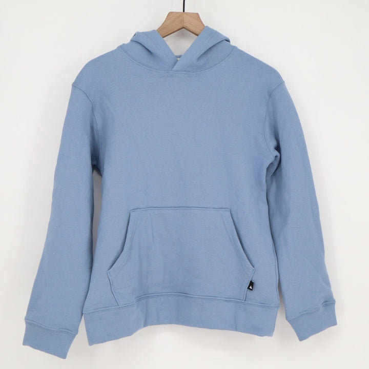 American Giant Midweight Hoodie Womens XS Blue Cotton Fleece Kangaroo Pocket
