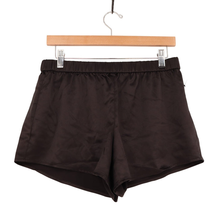 INC International Concepts Intimates Sleep Shorts Womens Small Black Stretch