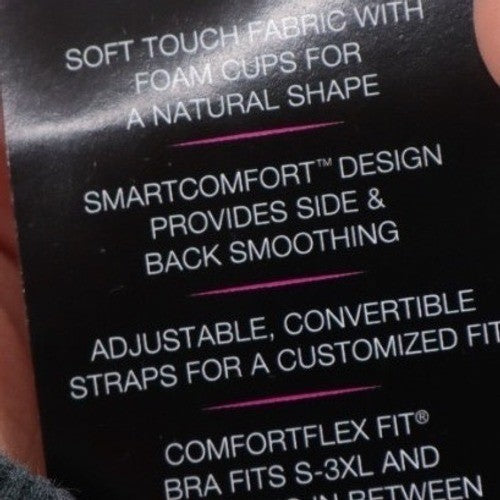 Bali Comfort Revolution Soft Touch Perfect Bra Womens XL Blush Wirefree Padded