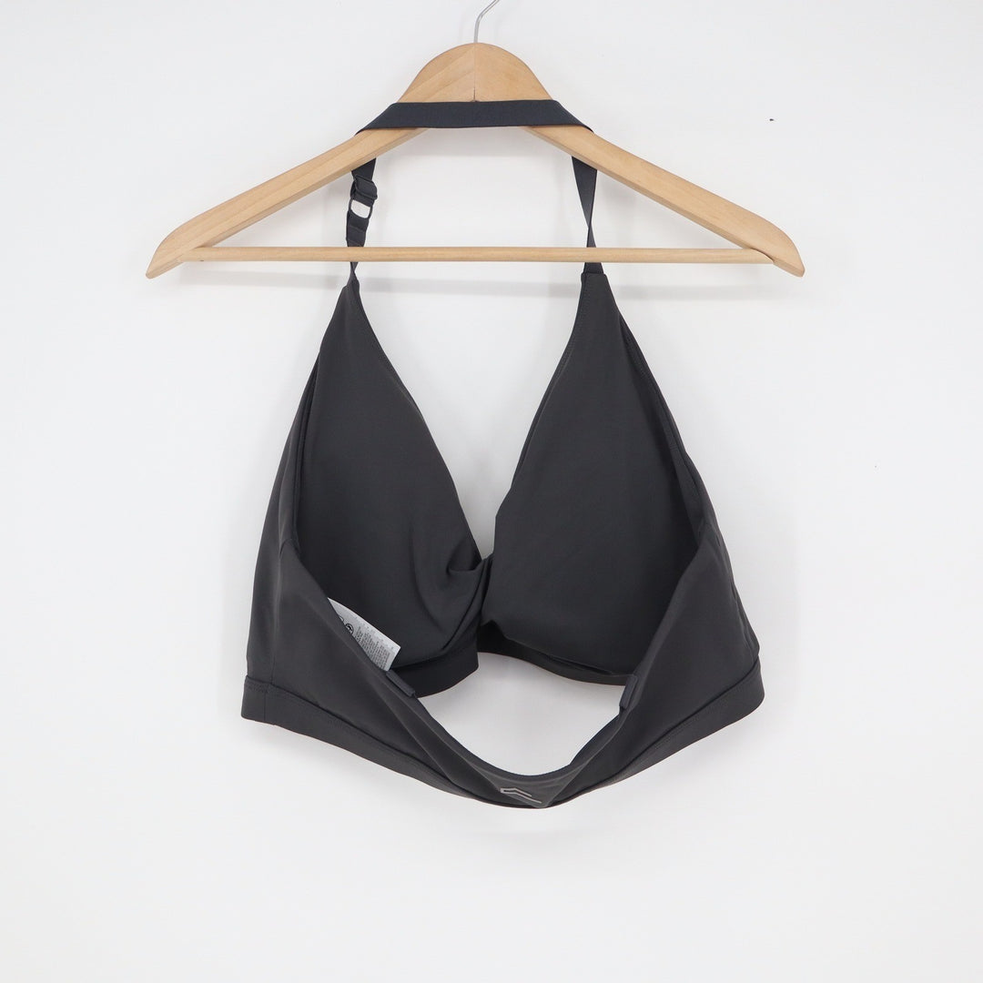 Myprotein Composure Halter Sports Bra Black Twist Front XXL