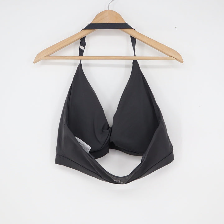 Myprotein Composure Halter Sports Bra Black Twist Front XXL