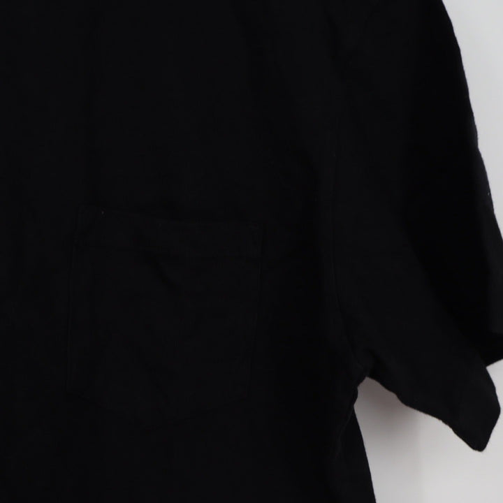 American Giant Black Pocket T Shirt Mens Size M Made USA Cotton
