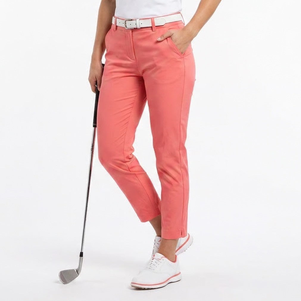 Walter Hagen Clubhouse Women Golf Pants Coral Pink Traditional Size 8