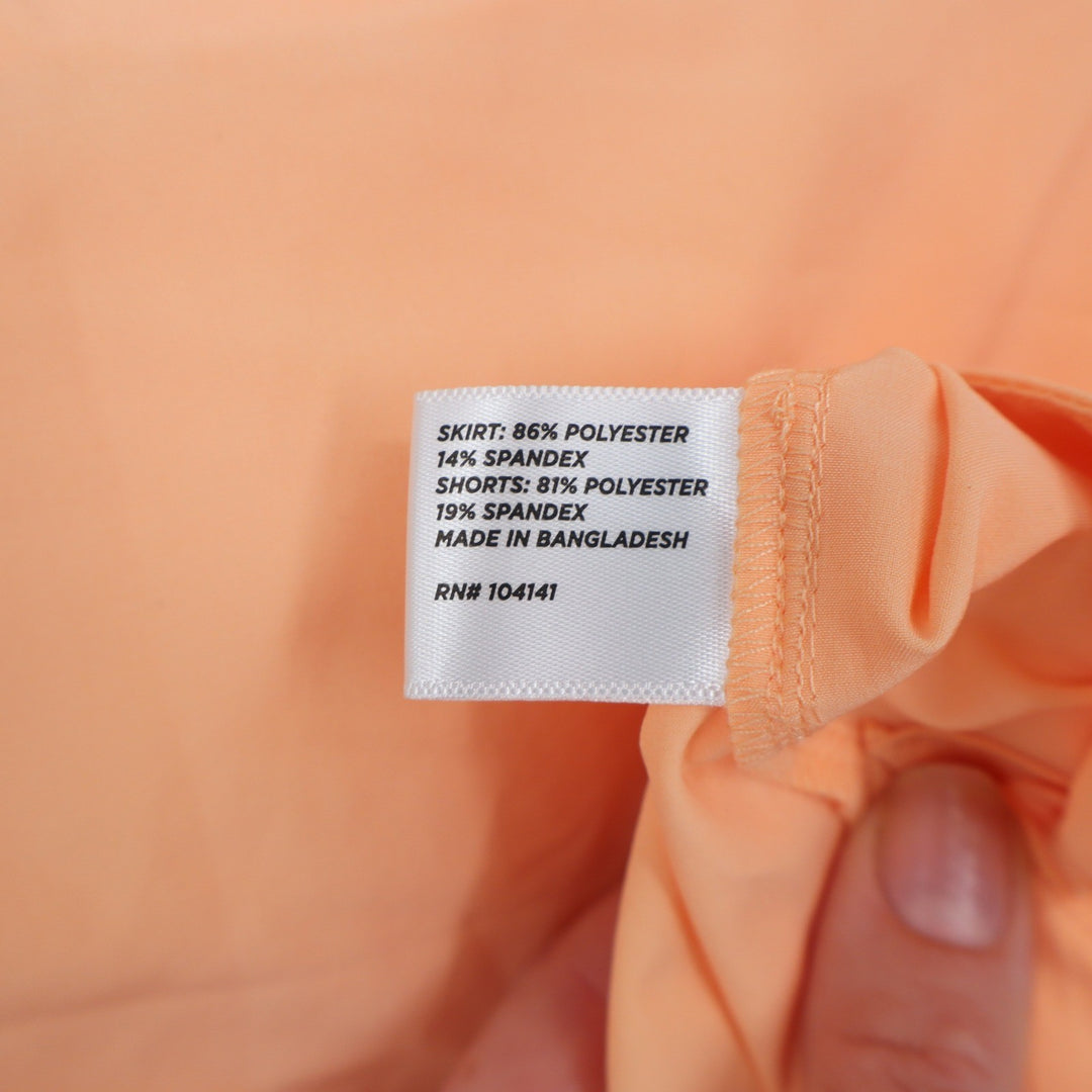 Walter Hagen P11 16" Lightweight Core Skort Peach Fuzz Orange XXL