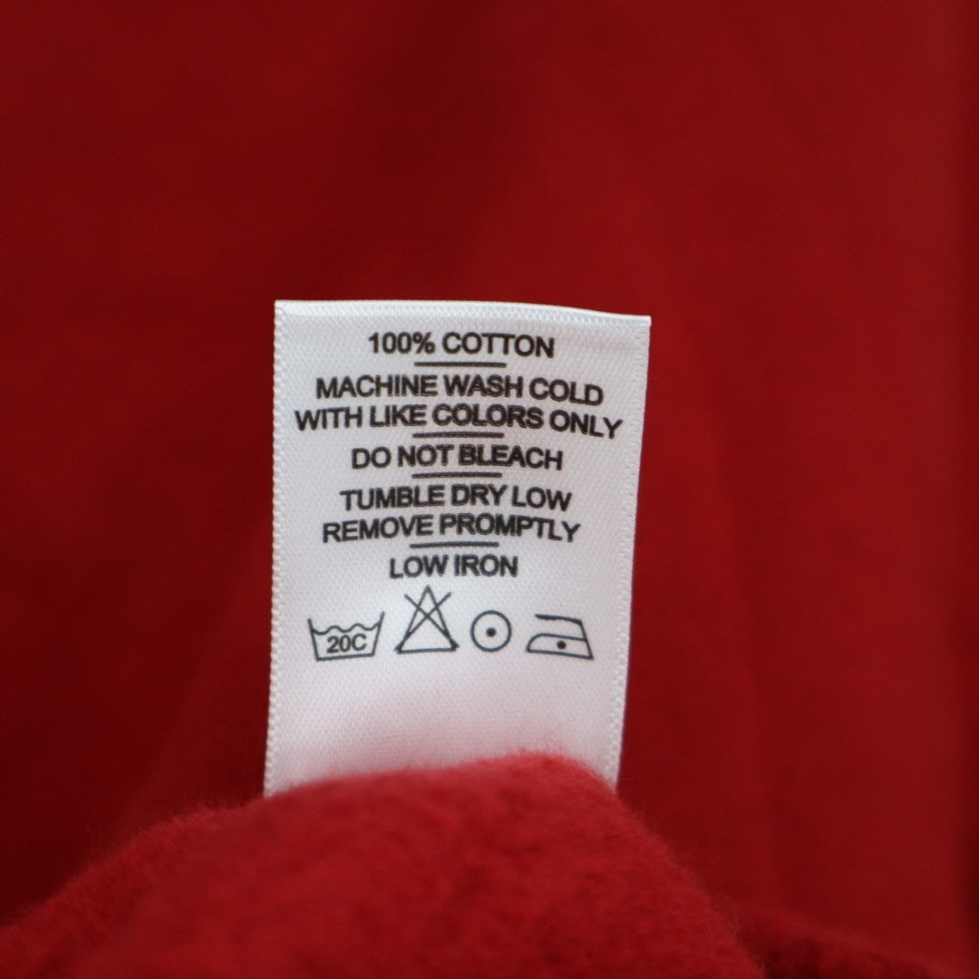 American Giant Midweight Hoodie Women's XS Red Cotton Kangaroo Pocket Fleece