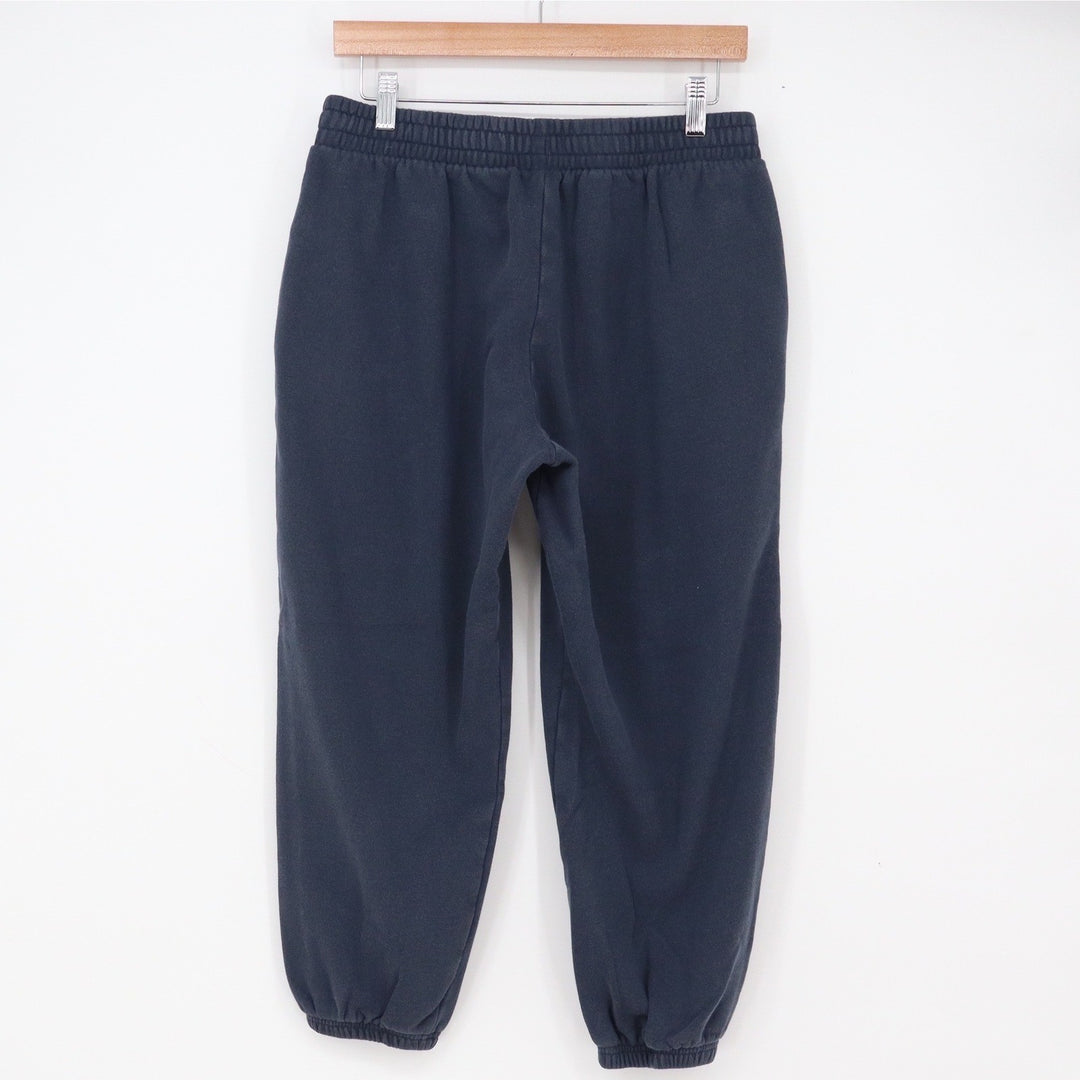 Old Navy Sweatpants Womens M Petite SoComfy Navy Blue Fleece Joggers Excellent