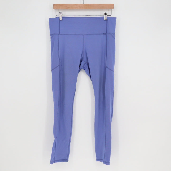 Juicy Couture Sport Womens XL Blue High Waisted Pockets Leggings