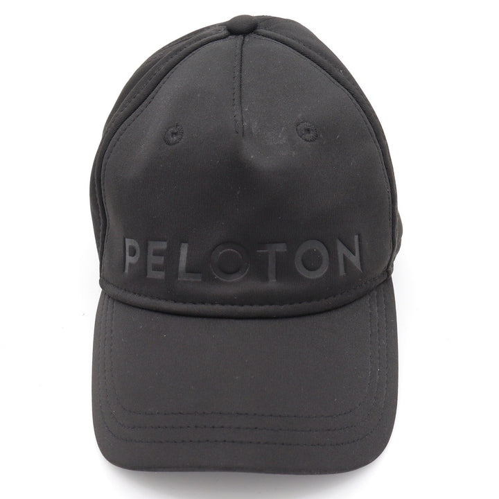 Peloton Baseball Cap Unisex OS Performance Black Red Strap Logo Excellent