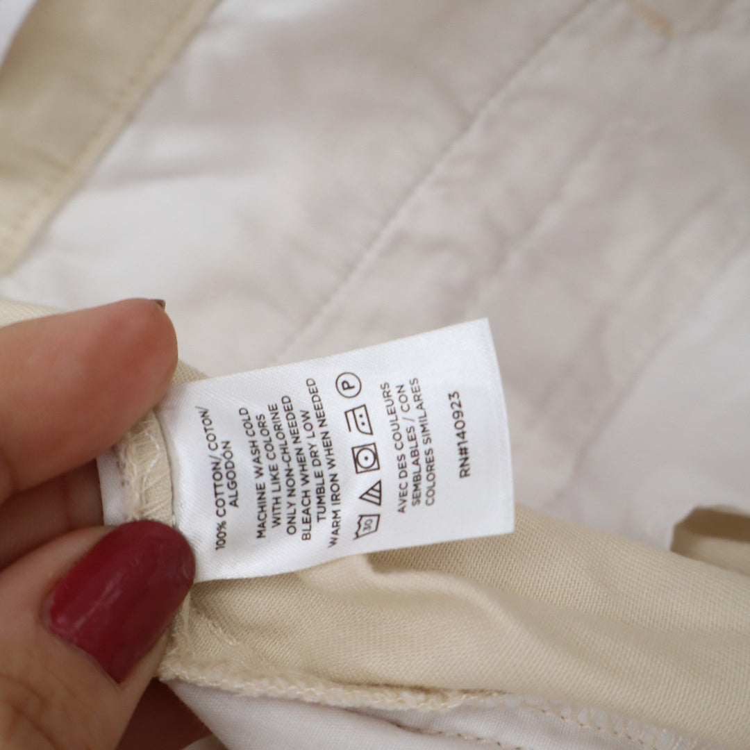 LOFT Outlet Shorts Womens 4 Curvy 6" Short Tan Chino Cotton Mid Rise NWT