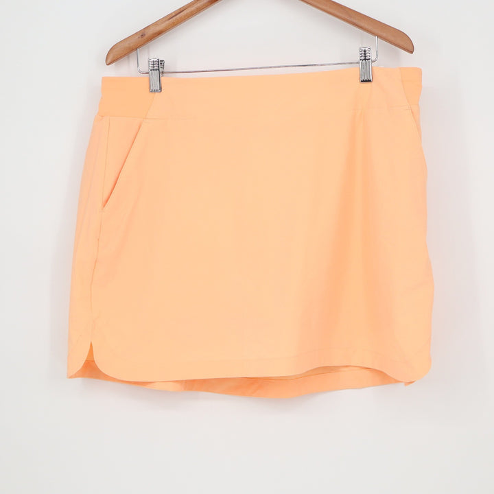 Walter Hagen P11 16" Lightweight Core Skort Womens XL Peach Fuzz