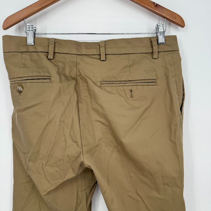 Dockers Flex Comfort Pants Men 32 X 32 Khaki Slim Fit Cotton Stretch Tapered Leg