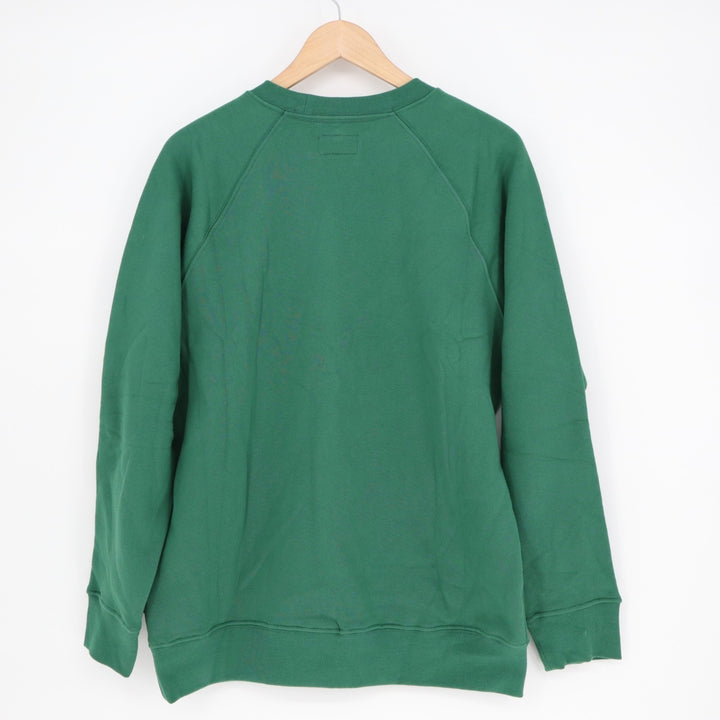 American Giant Midweight Sweatshirt Mens S Green Cotton Crew Neck Raglan Sleeve