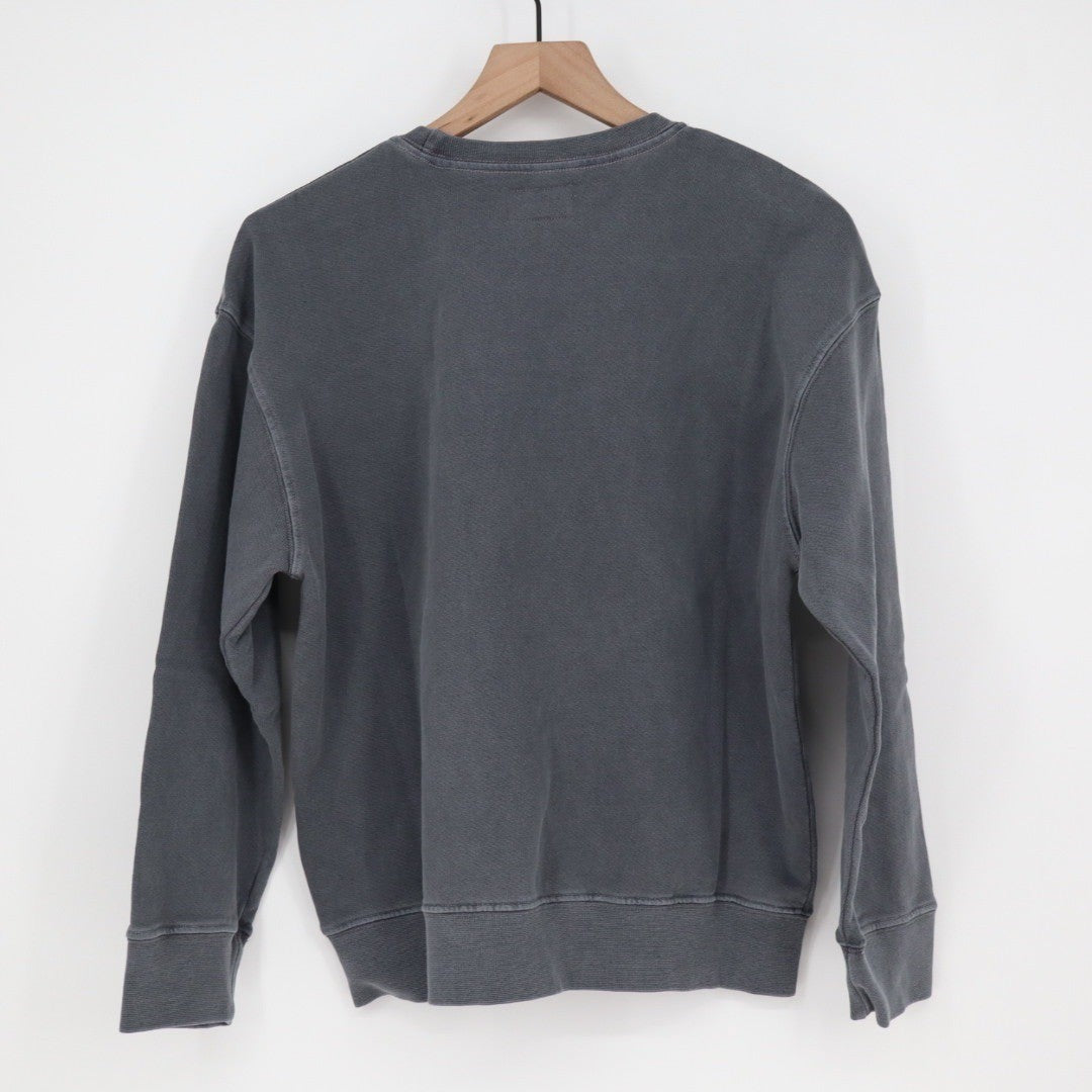 American Giant Women's Relaxed French Terry Crew Made In USA Size XS