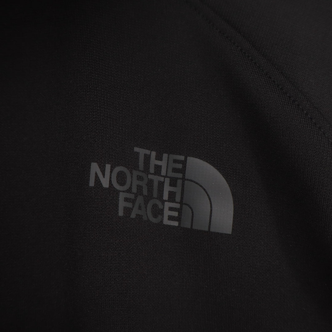 The North Face Link Hoodie Mens 2XL Black Full Zip Pockets Raglan Long Sleeve