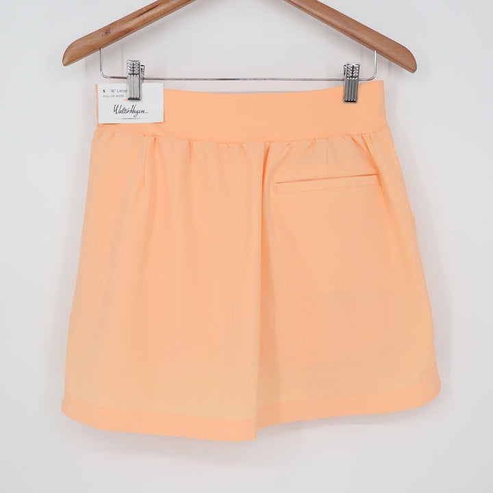 Walter Hagen P11 16" Lightweight Core Skort Peach Fuzz Orange Small