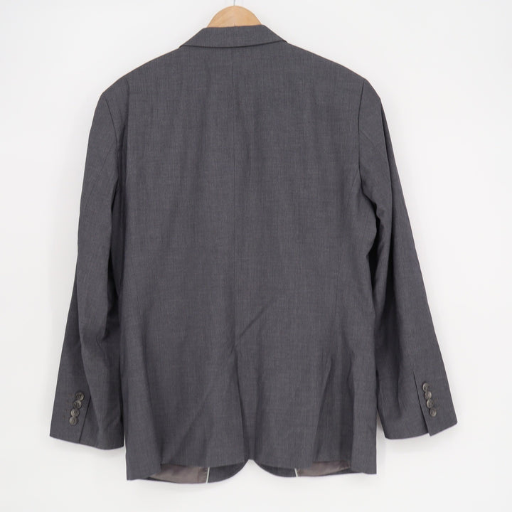 Perry Ellis Mens Slim Fit Suit Jacket Charcoal Gray 44 Short 2 Button Blazer