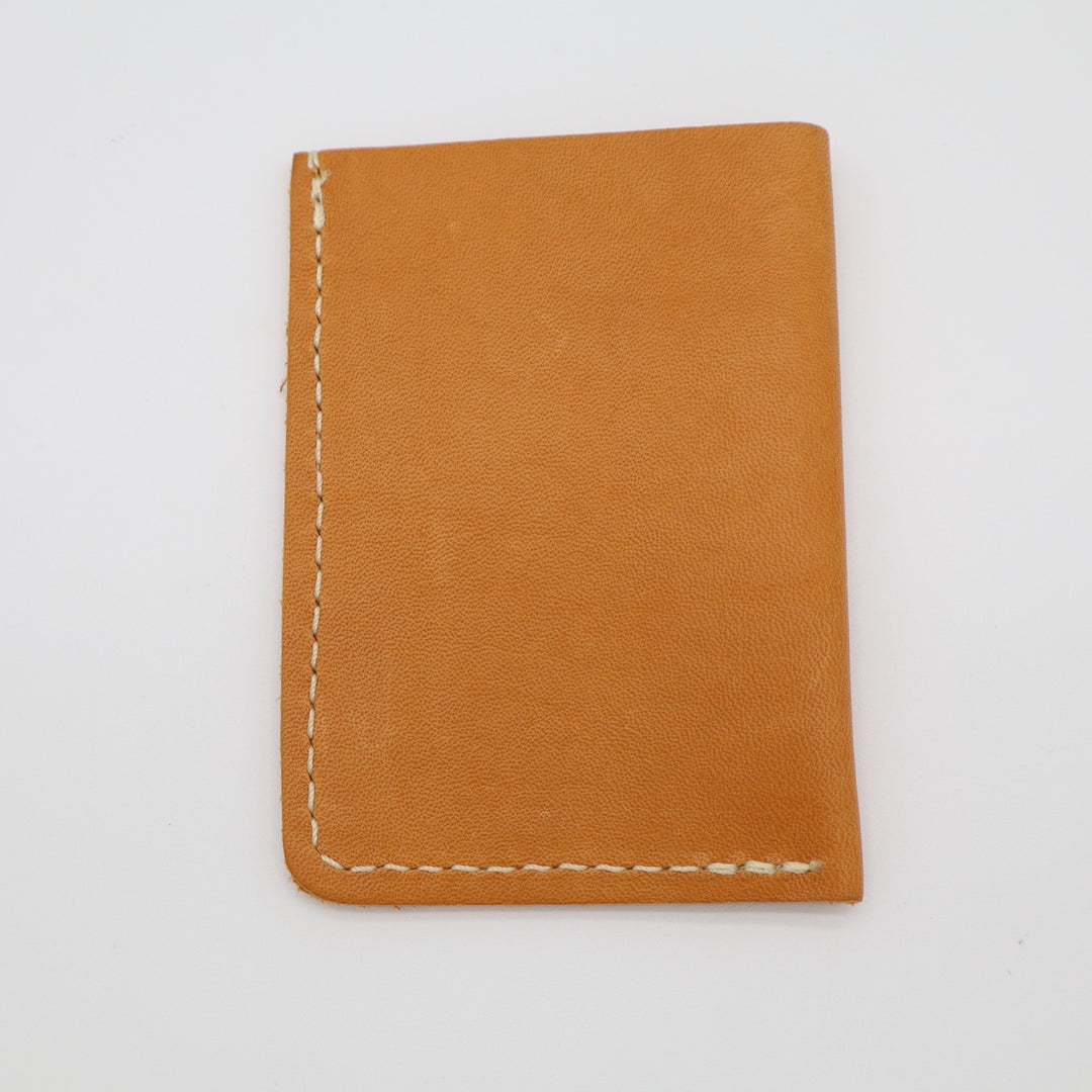 Portland Leather Goods Minimalist Womens Wallet Brown Leather Credit Card Slot
