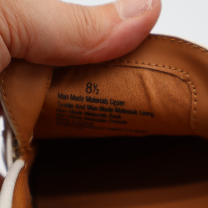 A New Day Danica Loafers Womens US 8.5 Off White Leather Horsebit Lug Sole Shoes