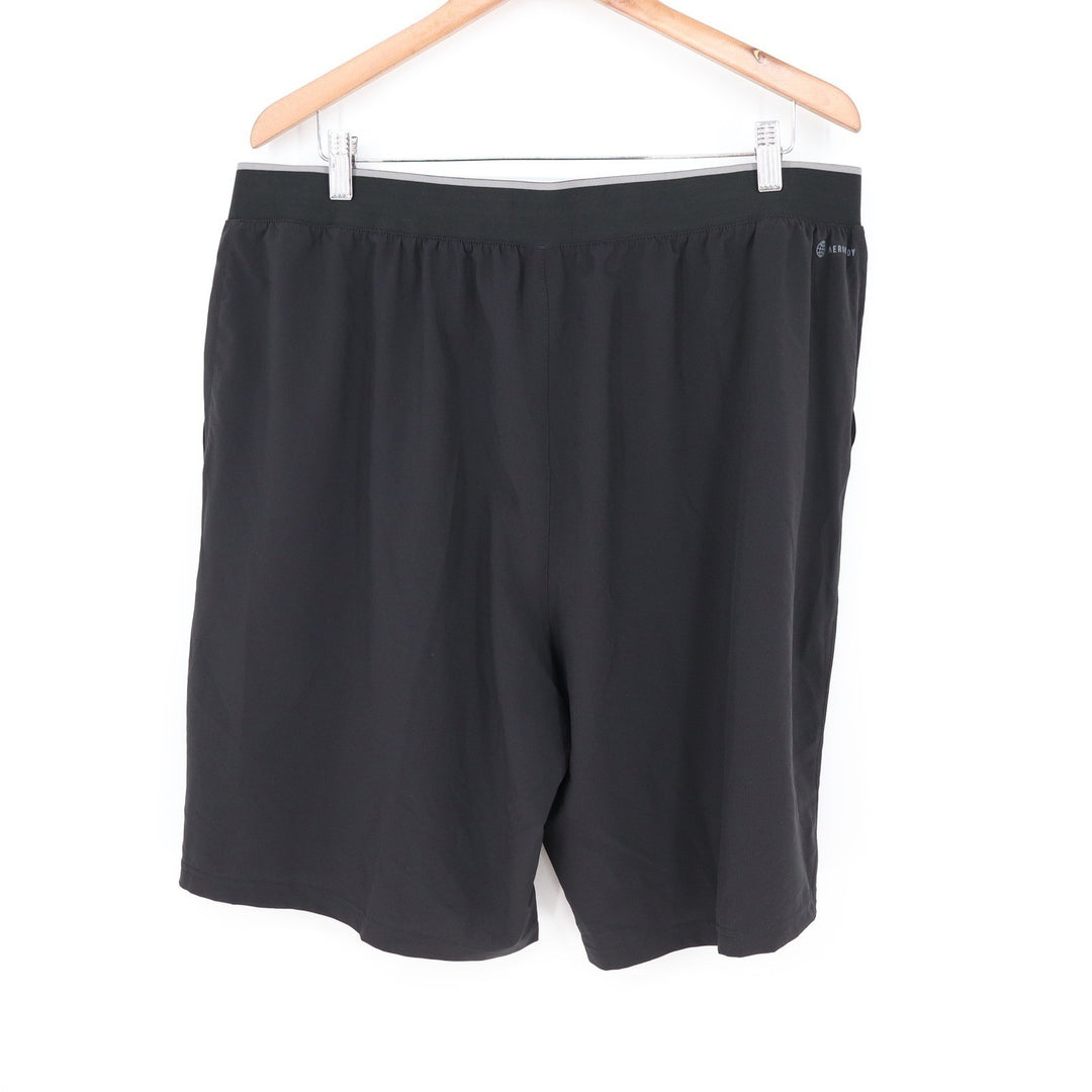 Adidas Mens Club Stretch Woven Tennis Shorts Black 2XL 9 Inch Inseam NEW