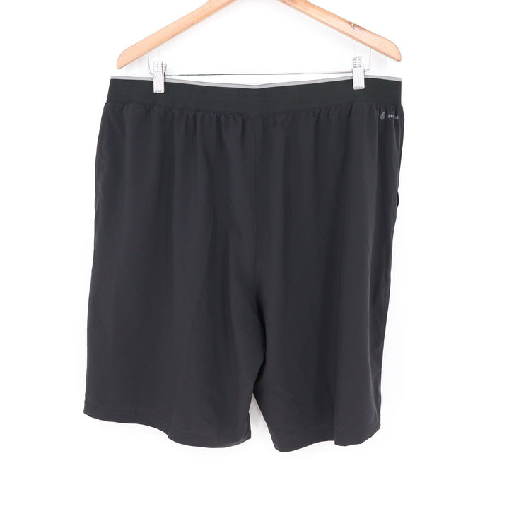 Adidas Mens Club Stretch Woven Tennis Shorts Black 2XL 9 Inch Inseam NEW