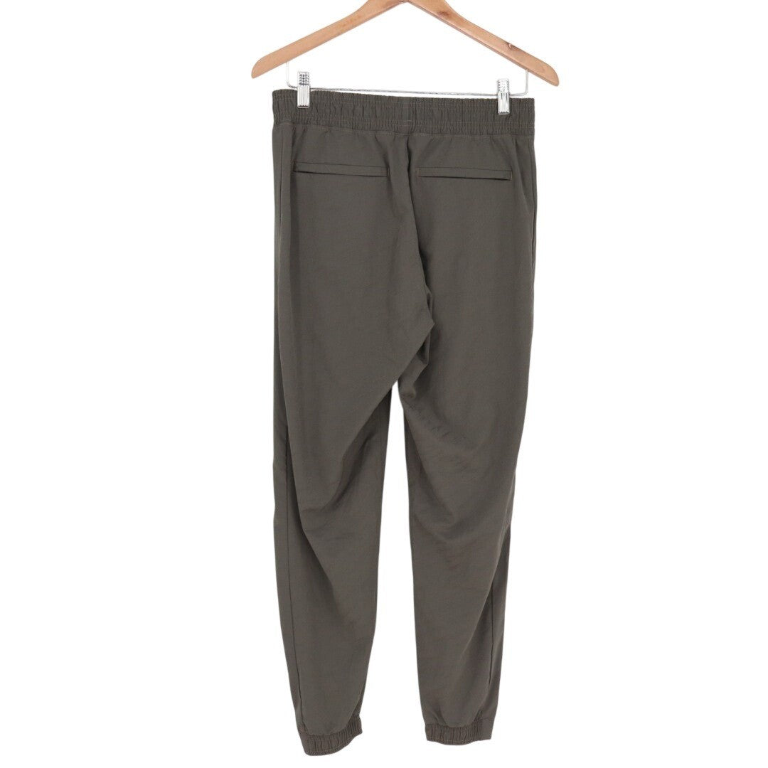 Athleta Brooklyn Textured Jogger Womens 4 Gray Stretch Mid Rise Slash Pockets